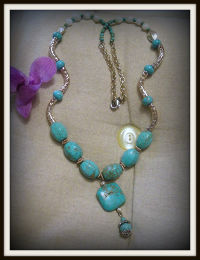 Collier en turquoise