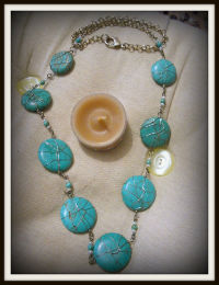 Collier en turquoise