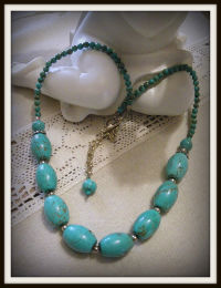 Collier en turquoise