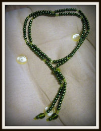 Collier en perles de verre